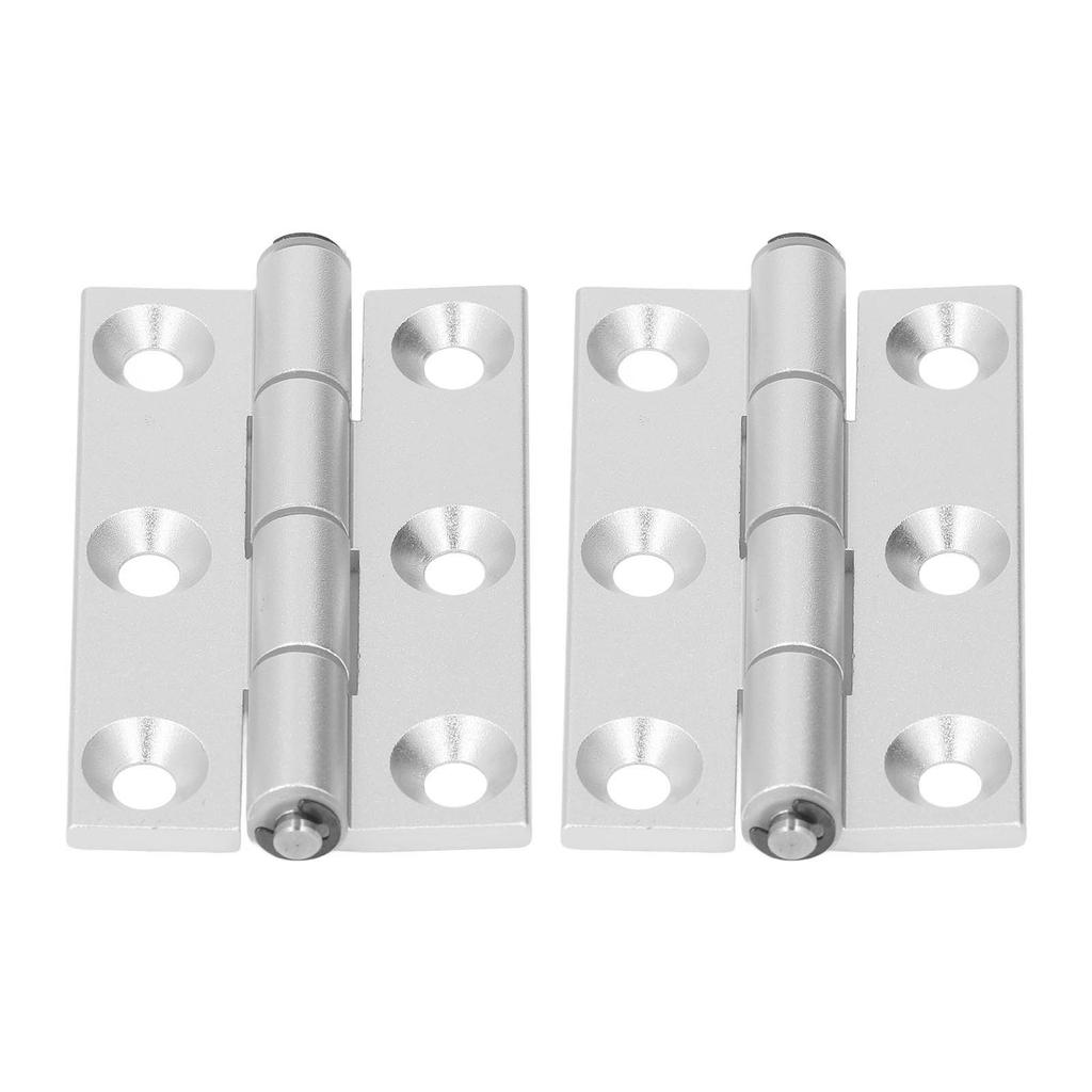 2 шт. Плоская петля Складной алюминиевый профиль Смоляная втулка Оси Квадратная дверная фурнитура