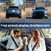F108 Четырехкамерный видеорегистратор 1080P с мониторингом спереди, слева, справа, сзади и видом заднего хода