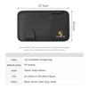 AEKUQ1 1PC Car Sun Visor Multi-function Eyeglasses Clips Card Storage Bag For Porsche Cayenne Panamera Macan 911 718 918 Taycan Boxster