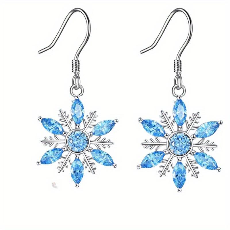 Shiny Snowflake Earrings - Creative, Fashionable, Exquisite and Warm Versatile Earrings