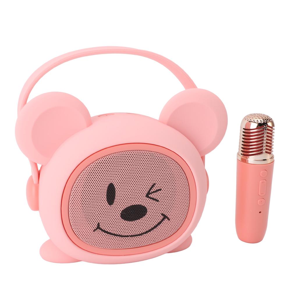 Детский микрофон, набор динамиков, портативная караоке-машина на батарейках, мультяшная поющая игрушка для девочек