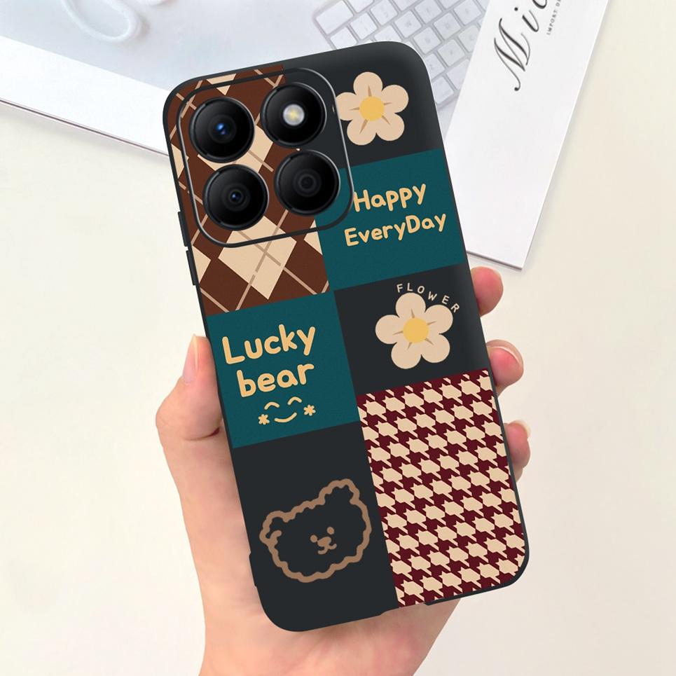 Women Fashion Girly Phone Case For Huawei Honor X9b Honor X8b Coque Funda Flower Pattern Soft Silicone Funda HonorX9b 5G Coques