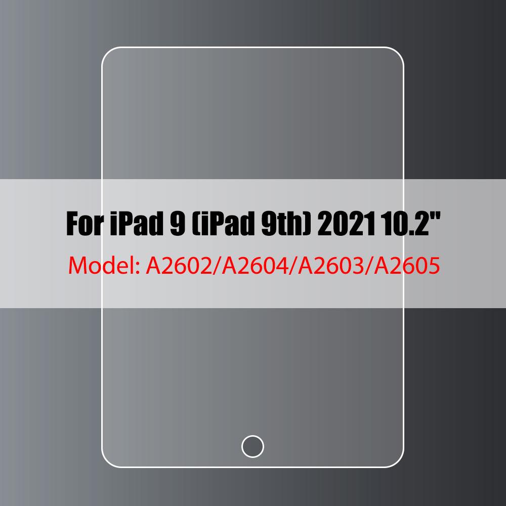 Tempered Glass Screen Protector For iPad 10.2 9.7 10. 5 10.9 Pro 11 New iPad 10 9 8 7 6 5 Air 4 3 2 Mini 2020 2021 2022