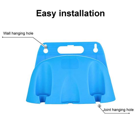 Стеллаж для хранения водопроводных труб Настенный кронштейн для шланга Прочная несущая способность Простая установка Катушка для труб