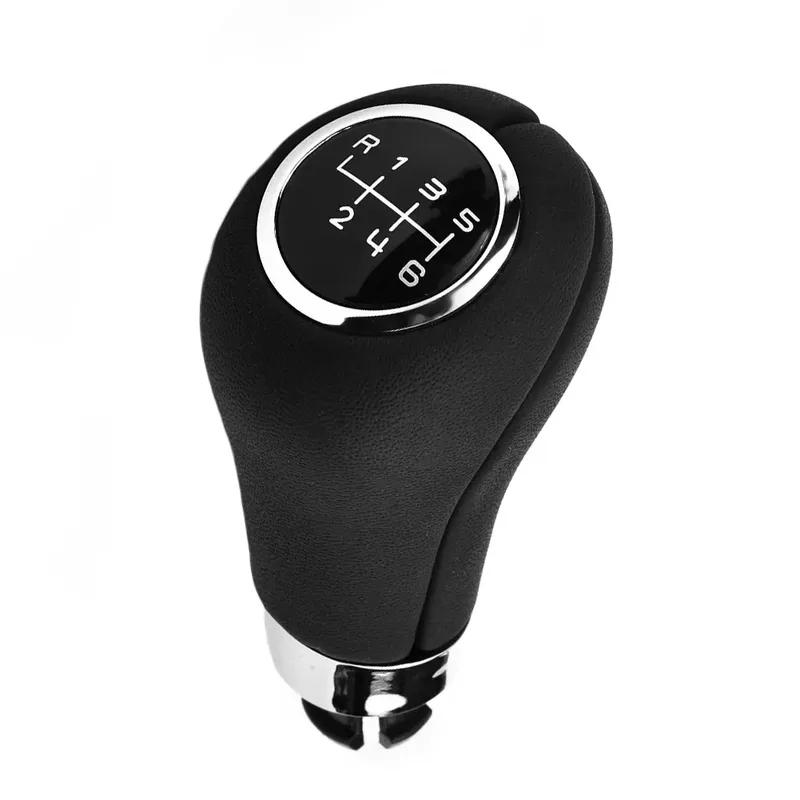 Car Gear Shift Knob Gear Stick For Mercedes Benz C-Class W203 W204 W209 Black Stitche PU 6 Speed Manual Shifter Lever