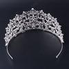 Новые свадебные украшения в стиле ретро, тиара из сплава со стразами, корона ручной работы, изысканные аксессуары для платья