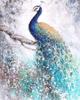 5D DIY Diamond Embroidery Full Set Cross Stitch Peacock Full Square Round Diamond Painting Animal Picture Of Rhinestone Decor For Home