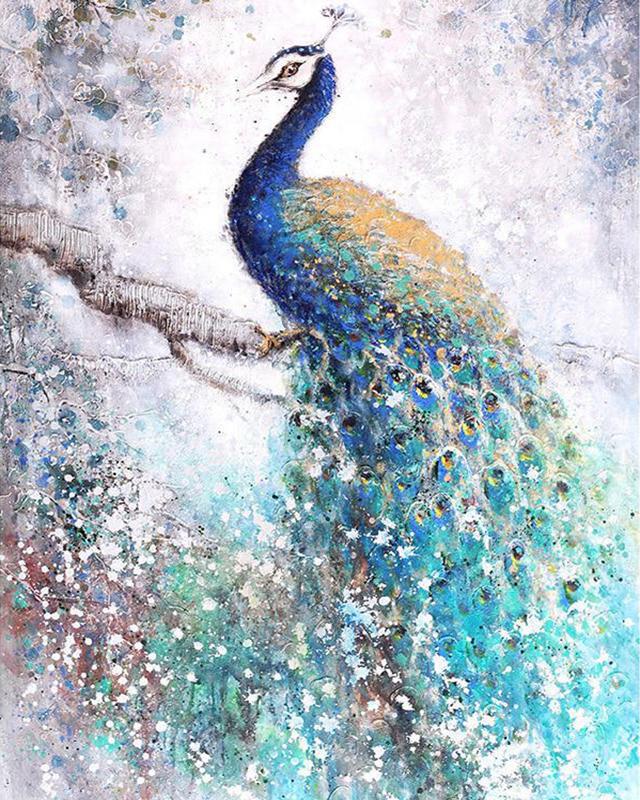 5D алмазная живопись Павлин Новое поступление Алмазная вышивка крестиком животное полная квадратная круглая дрель мозаика подарок ручной работы