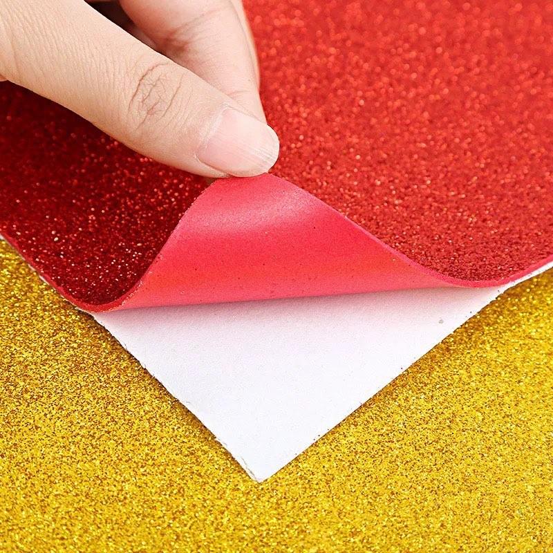 WTEMPO Thick Glitter Cardstock Paper Colored Card Stock for Cricut Card Making Scrapbooking Craft Christmas Decorations, Holiday Party Supplies
