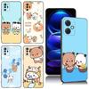 Cute BuBu DuDu Black Silicone Phone Case For Xiaomi Redmi Note 10 11 11S 12 13 4G 8 9 11T Pro 5G Plus 8T 9S 10S 12S