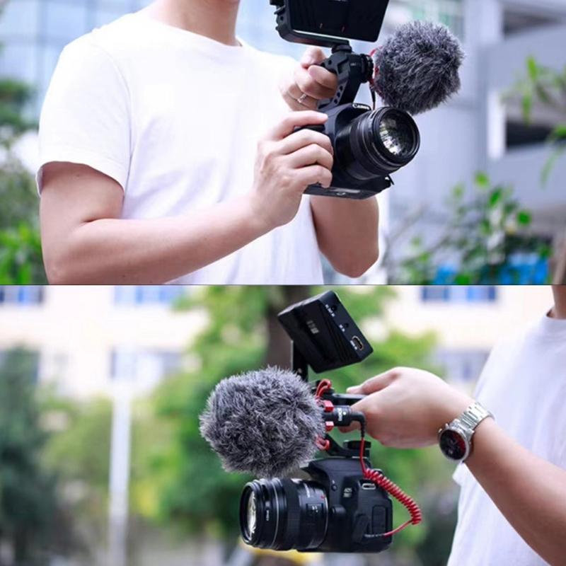 Алюминиевая ручка для камеры Handel, верхняя рукоятка, 3 холодных башмака, крепление Arca Swiss, винт 1/4" 3/8" для клетки для камеры DSLR, спортивная камера