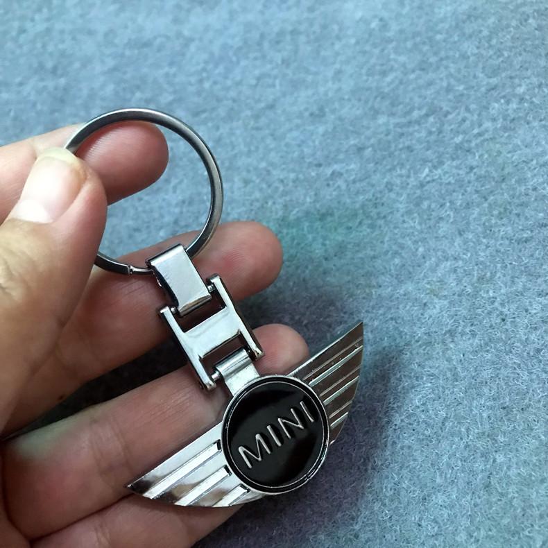 MINI Badge Keychain Pendant Car Keyring Accessories For MINI Cooper R56 F56 R50 JCW Cabrio Aceman Countryman Clubman Roadster  rdxzk11