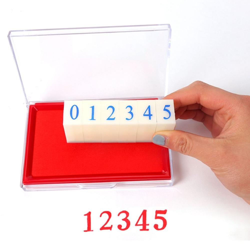 Combination Number,Letter,Mark Pattern Plastic Crafts Scrapbooking DIY Word Printing Number Stamps