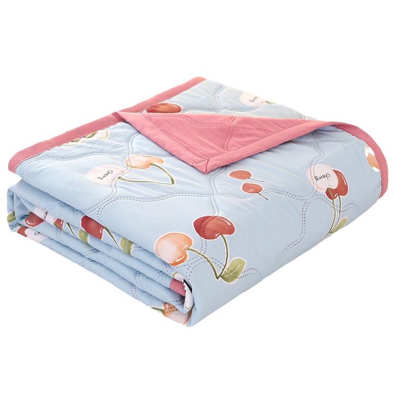 Lilang Green Floral Summer Cooling Quilt