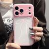 Красивый бант подходит для чехла для мобильного телефона iPhone17promax 2-в-1 Apple 16 нишевый 15 фабрика волос