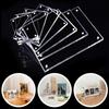 Acrylic Photo Frame Transparent Magnetic Poster Display Stand With Magnet Stable Home Desktop Decoration Photo Display Rack