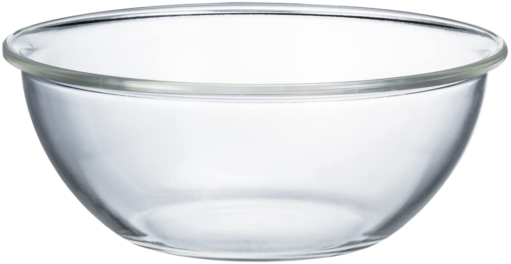 Hario Сделано в Японии Стеклянная неглубокая миска 2000 мл BUONO кухонный Набор из 3 штук Прозрачный Жаростойкий MXPA-200-BK