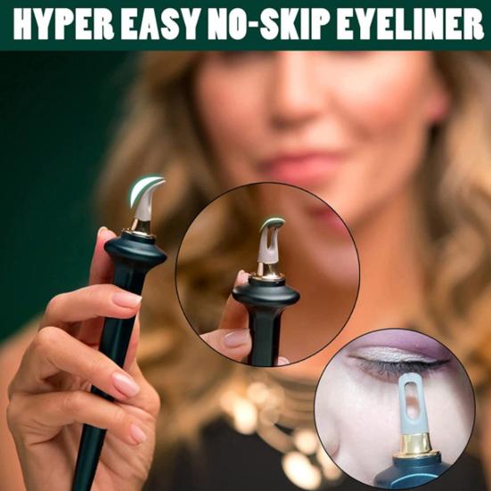 Практичная направляющая для подводки глаз, простая в использовании, противоскользящая.