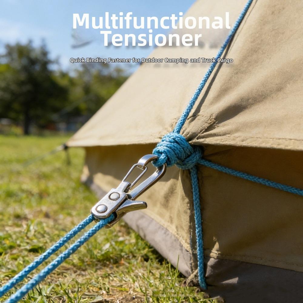Multi-functional Rope Tensioner Accessory Metal Retractable Buckle Stretcher