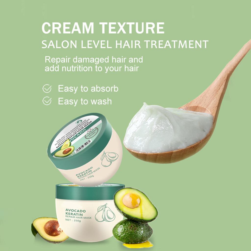 250g Keratin Soft And Smooth Hair Mask Hair Conditioner