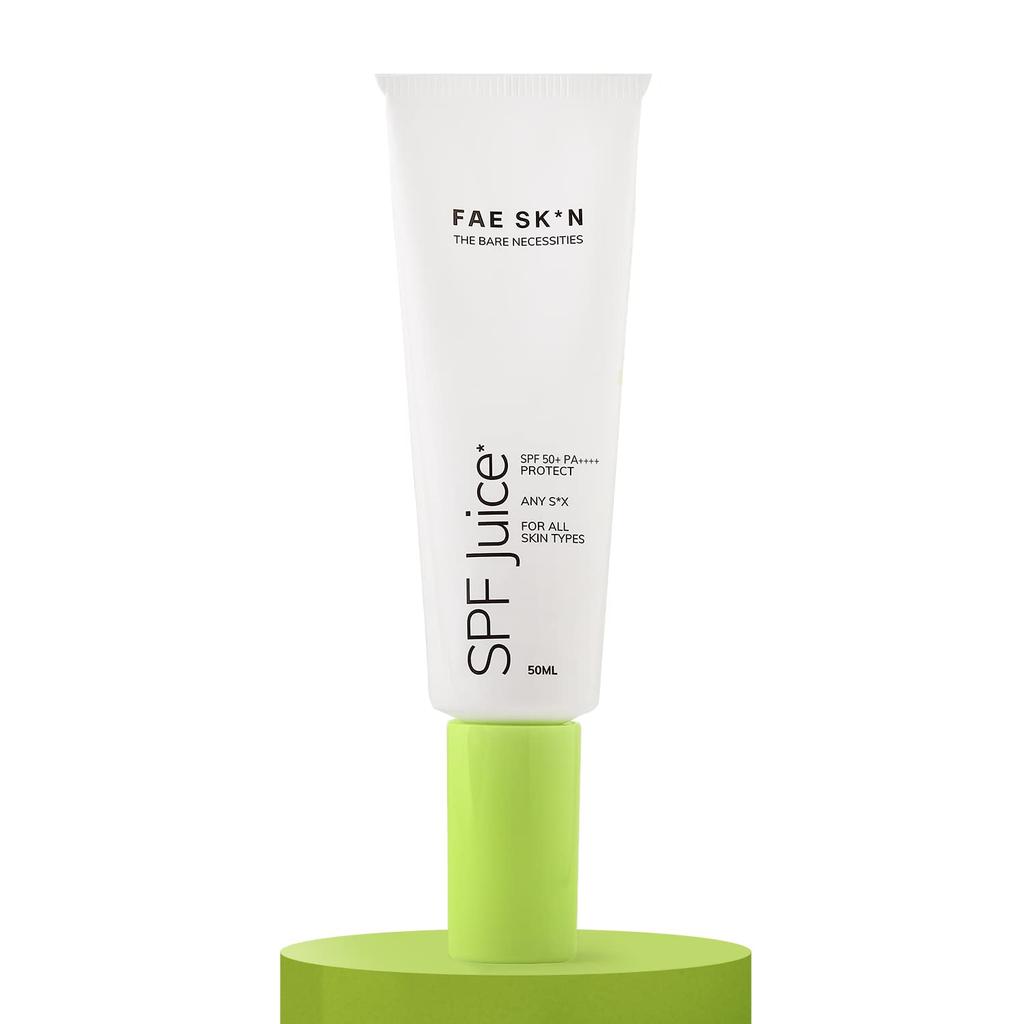FAE Beauty Солнцезащитный крем SPF 50+ PA++++ Легкий | Для жирной, сухой, комбинированной, нормальной и склонной к акне кожи | Гибридный, Широкий спектр действия | UVA и UVB Защита