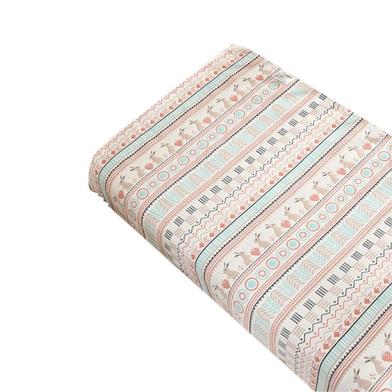 Дышащая 6-слойная хлопковая простыня для детской кроватки для младенцев Мягкое моющееся постельное белье Наматрасник для детского матраса для использования в летний сезон