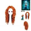 Merida Brave Cosplay Wig Long Curly Hair For Halloween Carnival Comic Con
