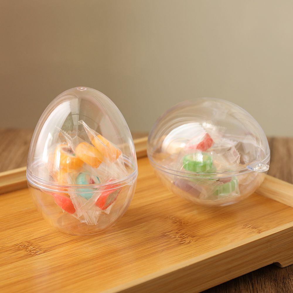 Украшение Украшения Пасхальное украшение с возможностью наполнения Прозрачное пасхальное яйцо Конфетница Прозрачные шары