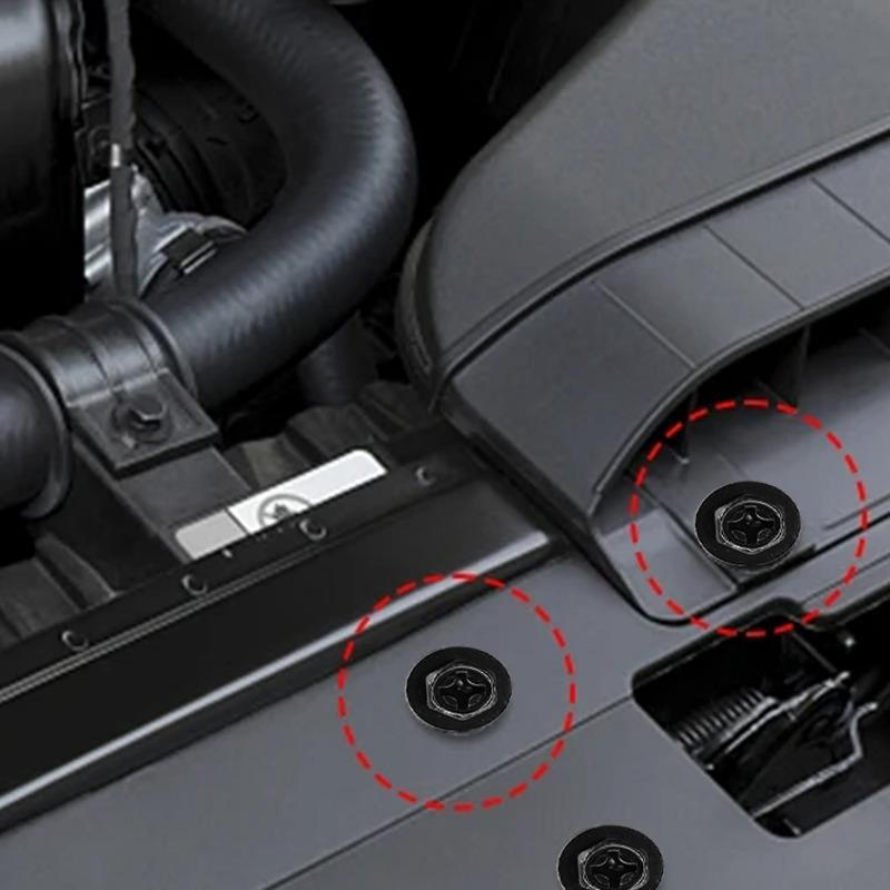 Металлический винт-заклепка U-образный зажим с винтом 90467-05114 для Toyota Camry RAV4 IS300 Бампер Крыло Нейлоновый зажим U-образная гайка