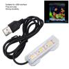 USB-подсветка для аквариума, многоцветная, пластиковая, светодиодная, погружная, подводная, для аквариума