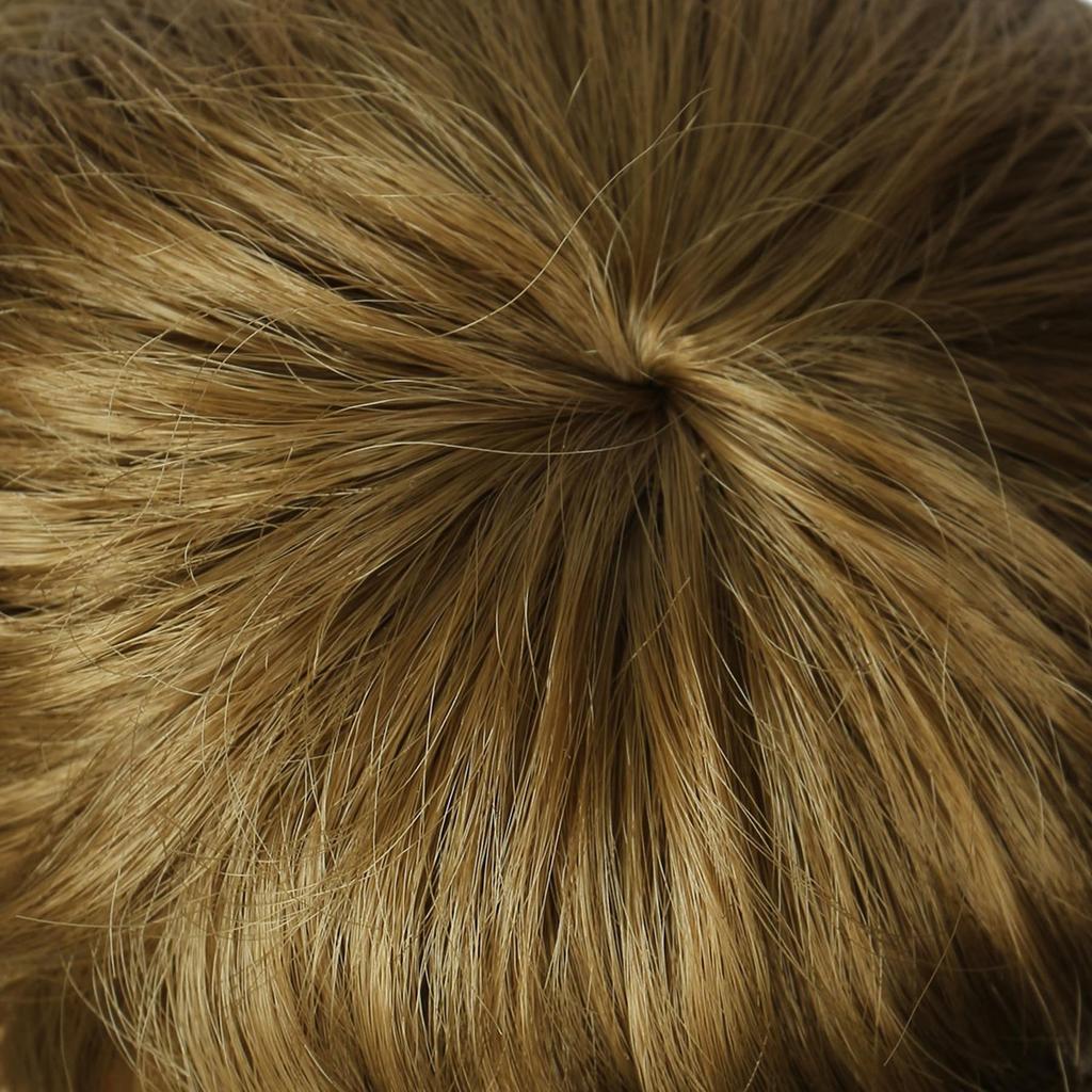 Linfairy дюймовый кукольный короткий кудрявый парик 9-10 (Оливково-коричневый)