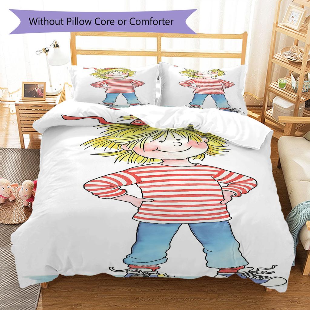 Conni Bedding Quilt Set Quilt Cover Pillowcase Home Decoration Birthday Gift (1 * duvet cover + 2 * pillowcase, without core)