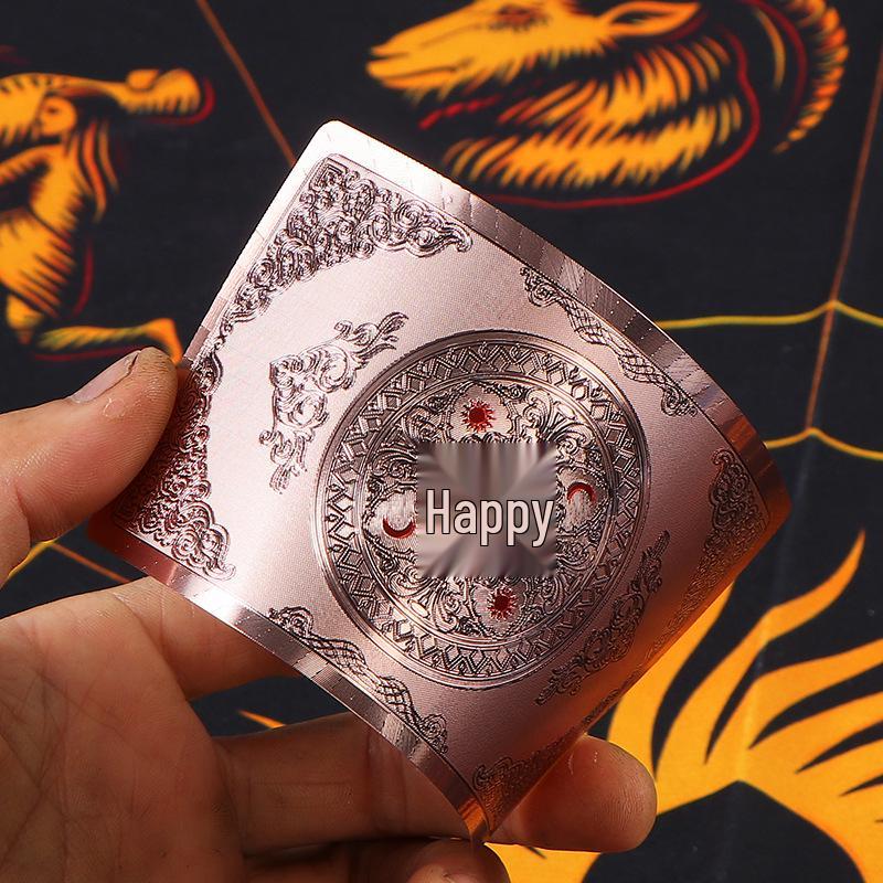 Водонепроницаемый набор карт Таро с золотой фольгой - Классическая полная колода для вечеринок