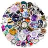 New 50 Magic Series Mixed Stickers Witch Bat Card Waterproof Decorative Stickers