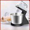 Electric Stand Mixer with Stainless Steel Bowl for Beating Eggs, Whipping Cream, and Mixing Cake & Dough