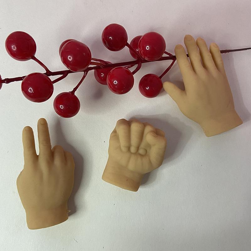 Игрушки для кошек, дразнящие кота, мягкие перчатки для пальцев из термопластичной резины, забавные мини-руки, креативные игрушки для пальцев, поддельные интерактивные игрушки для кошек