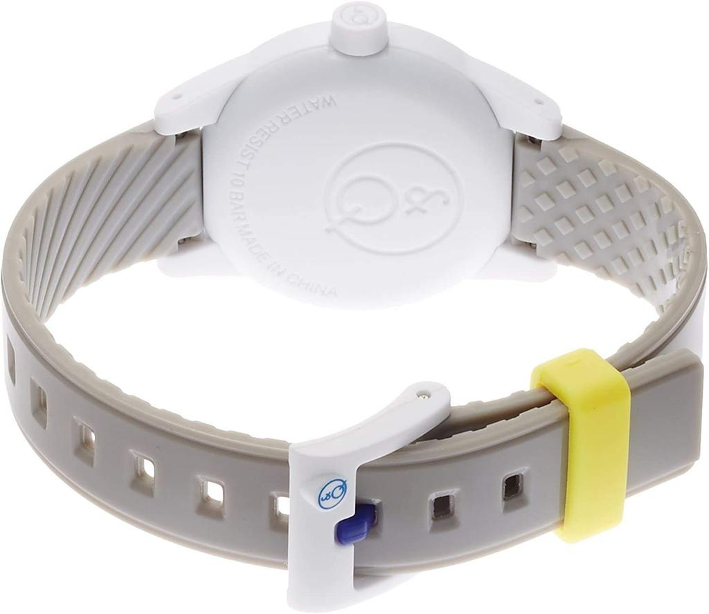 [Citizen Q&Q] Watch Analog Smile Solar Waterproof Urethane Belt RP01-015 Women's White X Gray