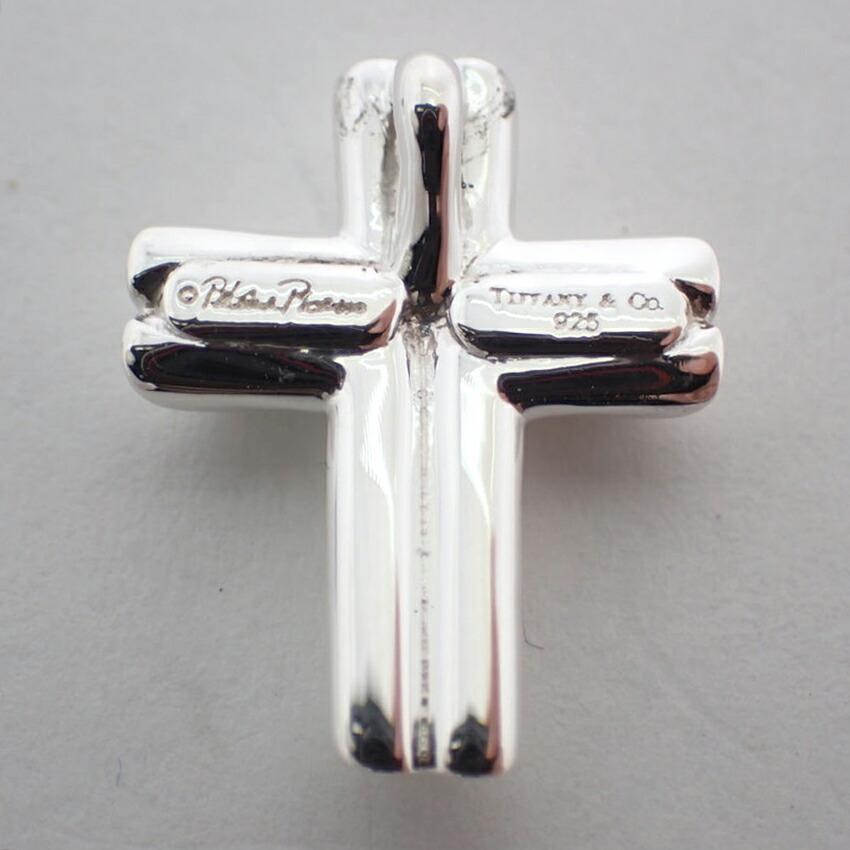 [Used] TIFFANY/Tiffany 925 Cross Pendant Top/j70-4