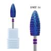 Шлифовальная головка из вольфрамовой стали для ногтей, синяя этикетка, дрель из вольфрамовой стали, аксессуары для электрической шлифовальной машины для ногтей