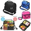 Premium 600d Oxford Material Insulated Lunch Bag Spacious And Waterproof For All Ages