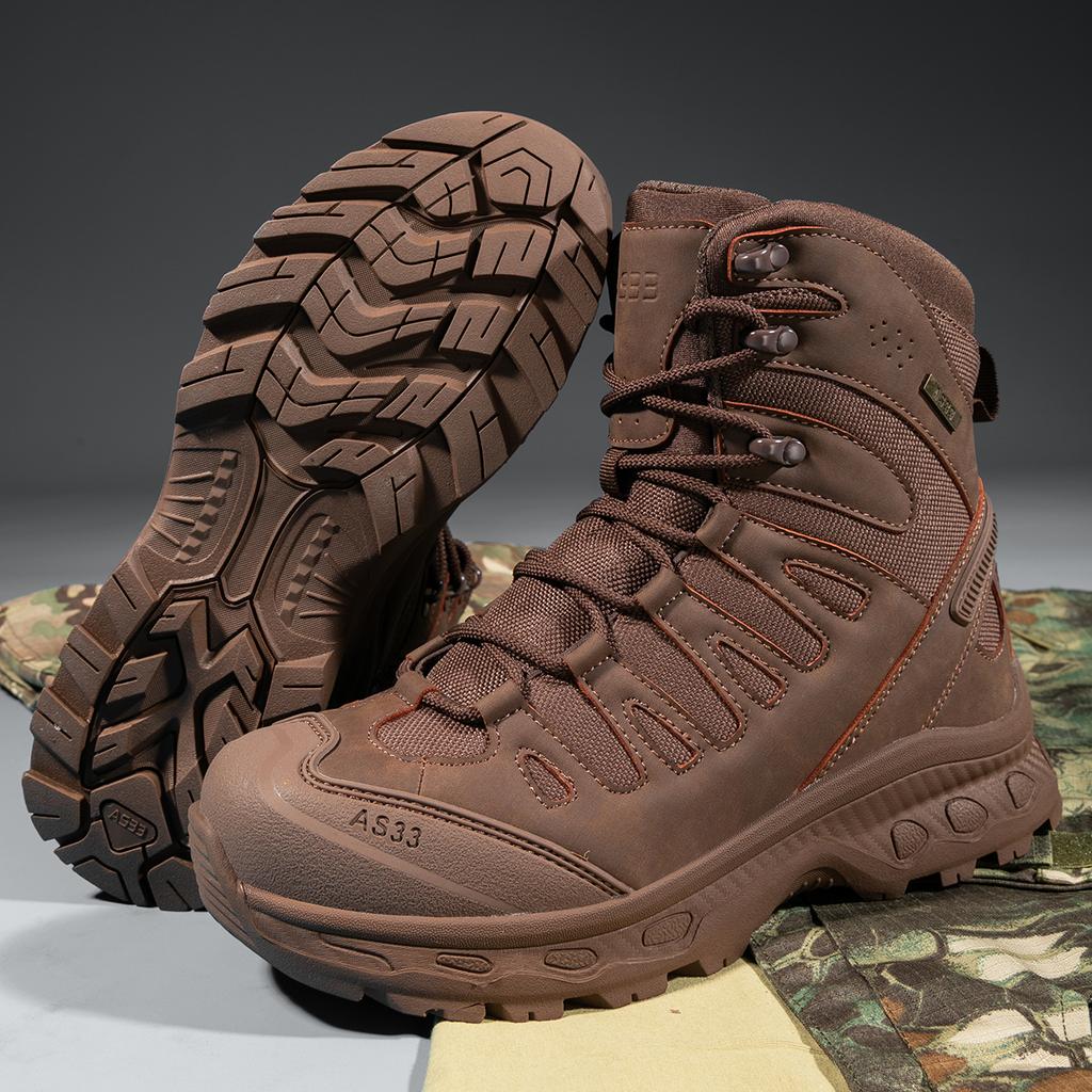 TUINANLE Мужские тактические ботинки на платформе, пустынные военные ботинки, мужские нескользящие ботинки для походов и скалолазания