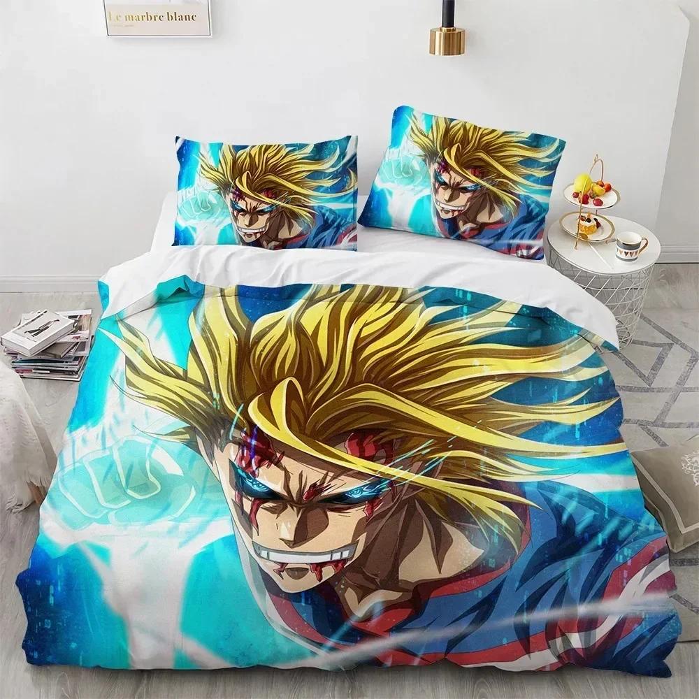 3D Anime My Hero Academy Printed Bed Set Duvet Cover Pillowcase Bedding Set Bed Linen Sheet Quilt Cover Full Queen King Size