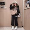 Girls' Fashion Sweater Suit - New 2024 Spring/Autumn Two-Piece for Children's Leisure Sports