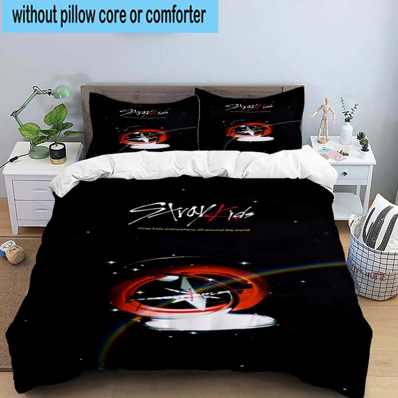 3PCS K-pop Group Performance 3pcs Bedding,Including 3PCS Duvet Cover And 2pcs Pillowcases Perfect for Christmas,Ideal for Bedroom, Dormitory