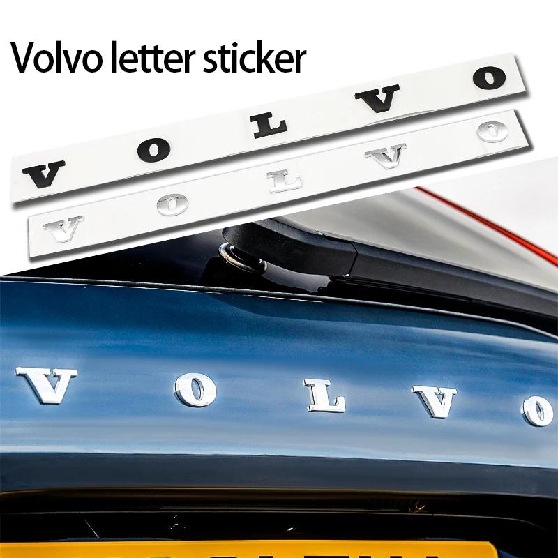 Автомобильная 3D-наклейка с буквами из АБС-пластика VOLVO Наклейка с логотипом на багажник для Volvo XC60 XC90 S60 S80 S60L V40 V60 T5 T6 AWD Автомобильные аксессуары для стайлинга
