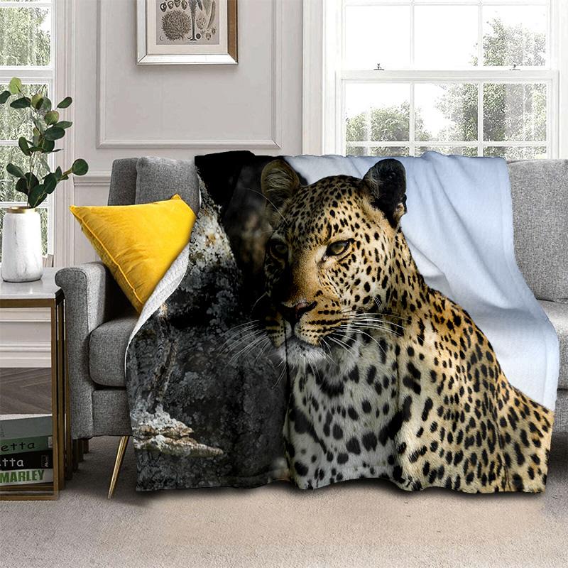 Одеяло с рисунком зверя, леопарда, гепарда, мягкое одеяло для дома, спальни, кровати, дивана, пикника, путешествия, офиса, одеяло, детское одеяло