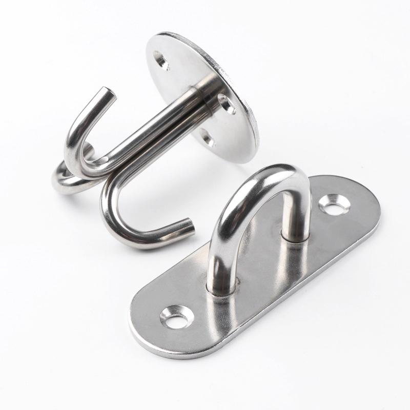 Крючок для короны на стену Крючок для потолка Крепеж из нержавеющей стали Проушина Продолговатая накладка Проушина Металлическая скоба Кольцевой крючок Пряжка для палубы Скоба