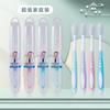 Американская зубная щетка X-brush с мягкой щетиной для взрослых с индивидуальной упаковкой для путешествий