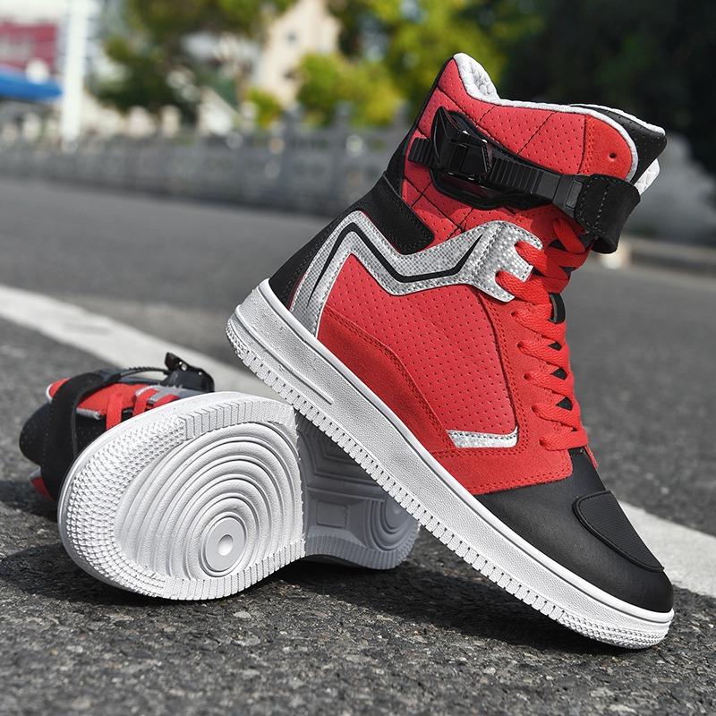 Новая мужская мотоциклетная обувь Мужские всесезонные внедорожные мотоботы для райдера Гоночные ботильоны Всесезонная мотоциклетная экипировка для путешествий