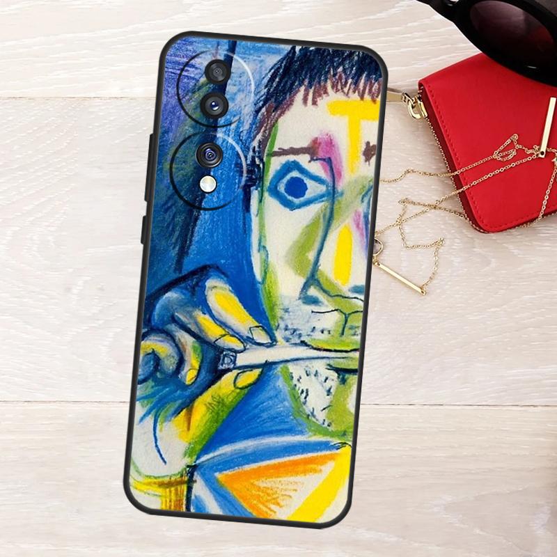 Чехол-картина в стиле абстракционизма Пикассо для Honor 200 400 Pro 50 70 90 Lite X9a X9b X9c X9d X8a X8b X8c Magic 5 6 7 8 Pro
